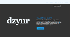 Desktop Screenshot of dzynr.com